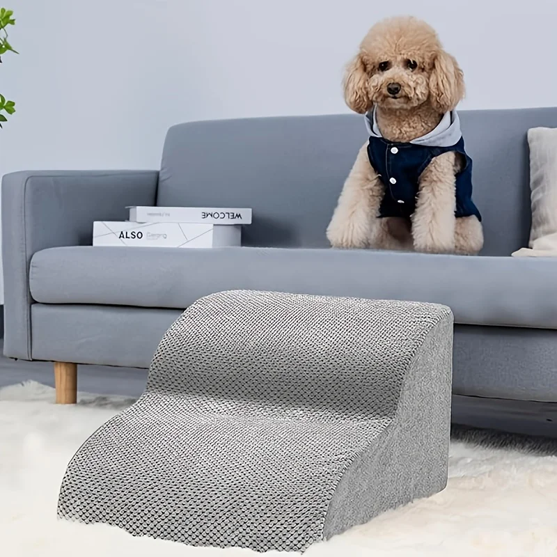 for Small Dogs & Cats: Soft High-Density Foam Pet Stairs/Ramp - Extra-Wide Non-Slip Dog Steps Suitable for High Beds, Couch, Pets, Doggie Ladder for Injured Dogs
for Small Dogs & Cats: Soft High-Density Foam Pet Stairs/Ramp - Extra-Wide Non-Slip Dog Steps Suitable for High Beds, Couch, Pets, Doggie Ladder for Injured Dogs