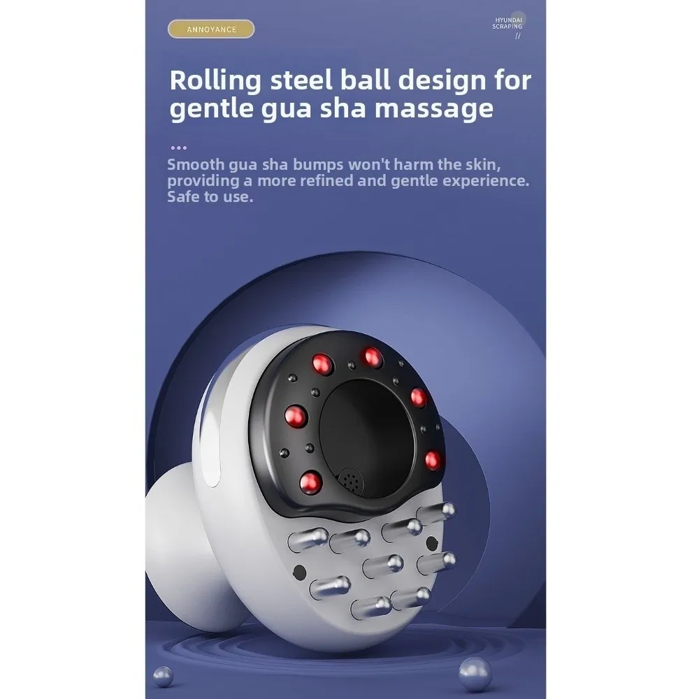 2-in-1 Electric Cupping Massager Rolling Massage 9 Speeds Cupping Scraping Instrument Adjustable Suction Heating for 5V1200mAh
2-in-1 Electric Cupping Massager Rolling Massage 9 Speeds Cupping Scraping Instrument Adjustable Suction Heating for 5V1200mAh