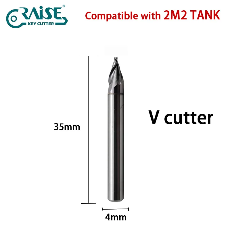 RAISE Cutter V Cutter Compatible with 2M2 TANK Key Machine
RAISE Cutter V Cutter Compatible with 2M2 TANK Key Machine