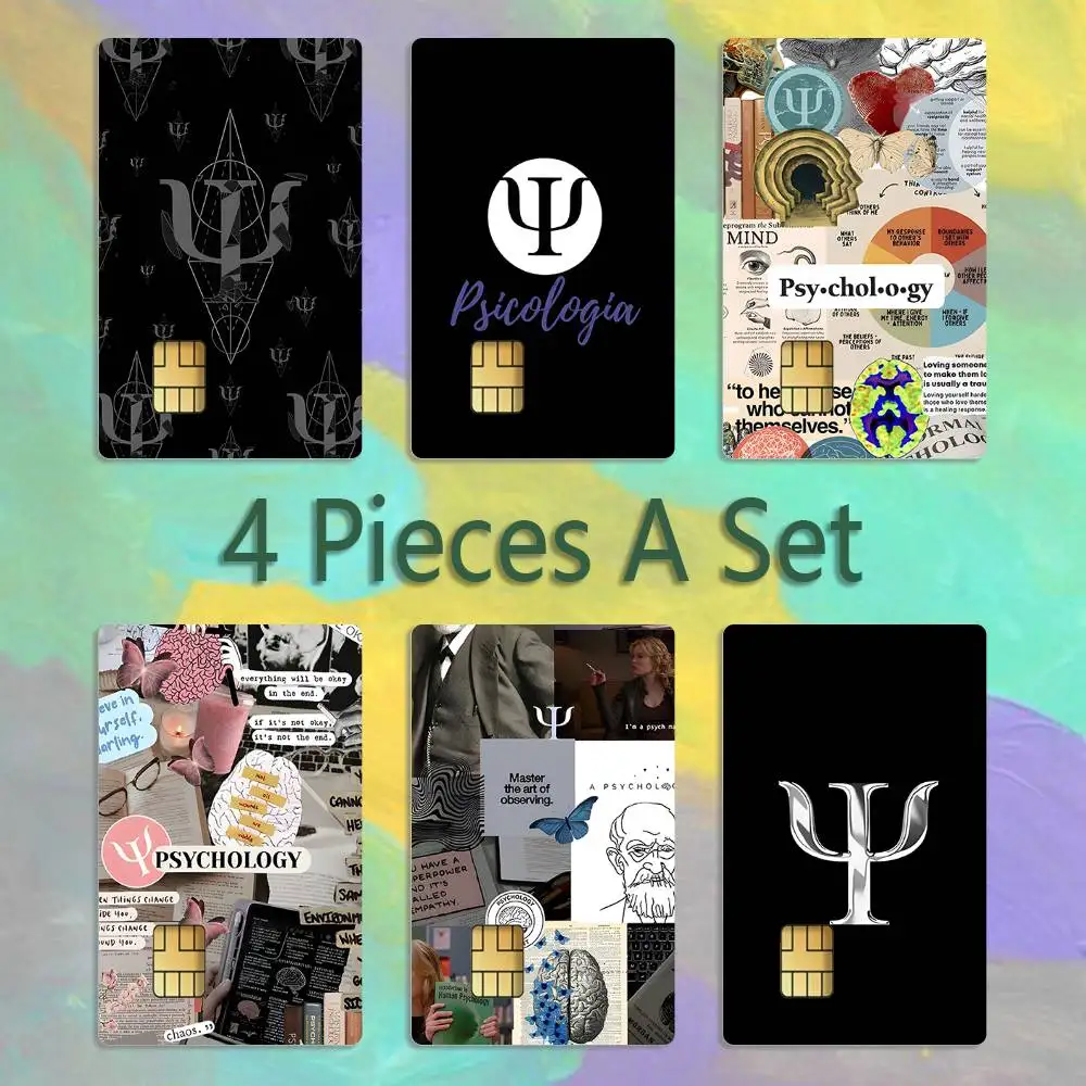 Psychologist Profession Psychology Credit Card 4PCS Anti-scratch Waterproof Stickers for Bank Debit Decorative Protection
Psychologist Profession Psychology Credit Card 4PCS Anti-scratch Waterproof Stickers for Bank Debit Decorative Protection
