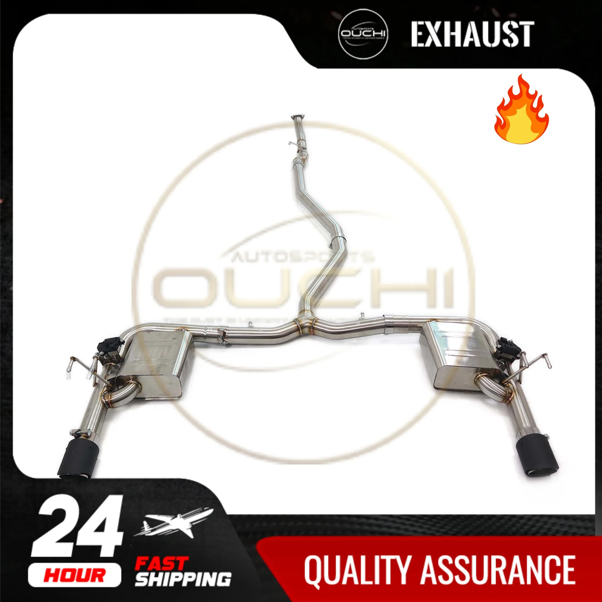 High Flow Performance Catback For Honda Civic FE 1.5T OUCHI Stainless Steel Electronic Valve Muffler Tips Auto Parts
High Flow Performance Catback For Honda Civic FE 1.5T OUCHI Stainless Steel Electronic Valve Muffler Tips Auto Parts