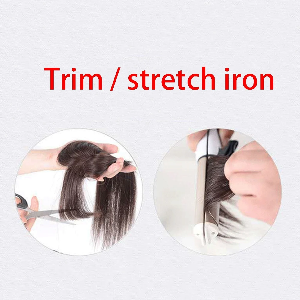 ABWM-Human Hair Topper Wig With Bangs Increase The Amount Of Hair On The Top Of The Head To Cover The White Hair Hairpiece
ABWM-Human Hair Topper Wig With Bangs Increase The Amount Of Hair On The Top Of The Head To Cover The White Hair Hairpiece