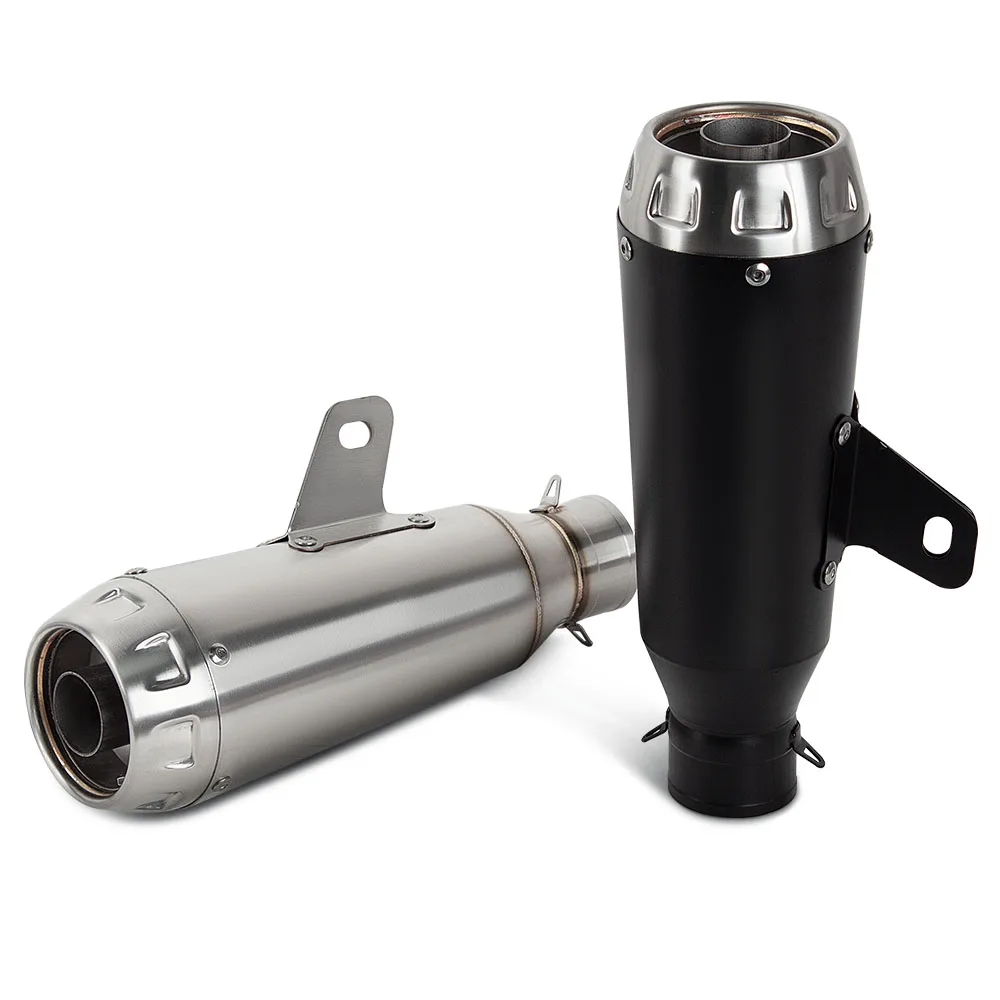 51MM Universal Motorcycle Exhaust Muffler Fit For Ninja ZX25RR 675SR-R Z500 MT07 XMAX250 GSXR750 CB500F
51MM Universal Motorcycle Exhaust Muffler Fit For Ninja ZX25RR 675SR-R Z500 MT07 XMAX250 GSXR750 CB500F