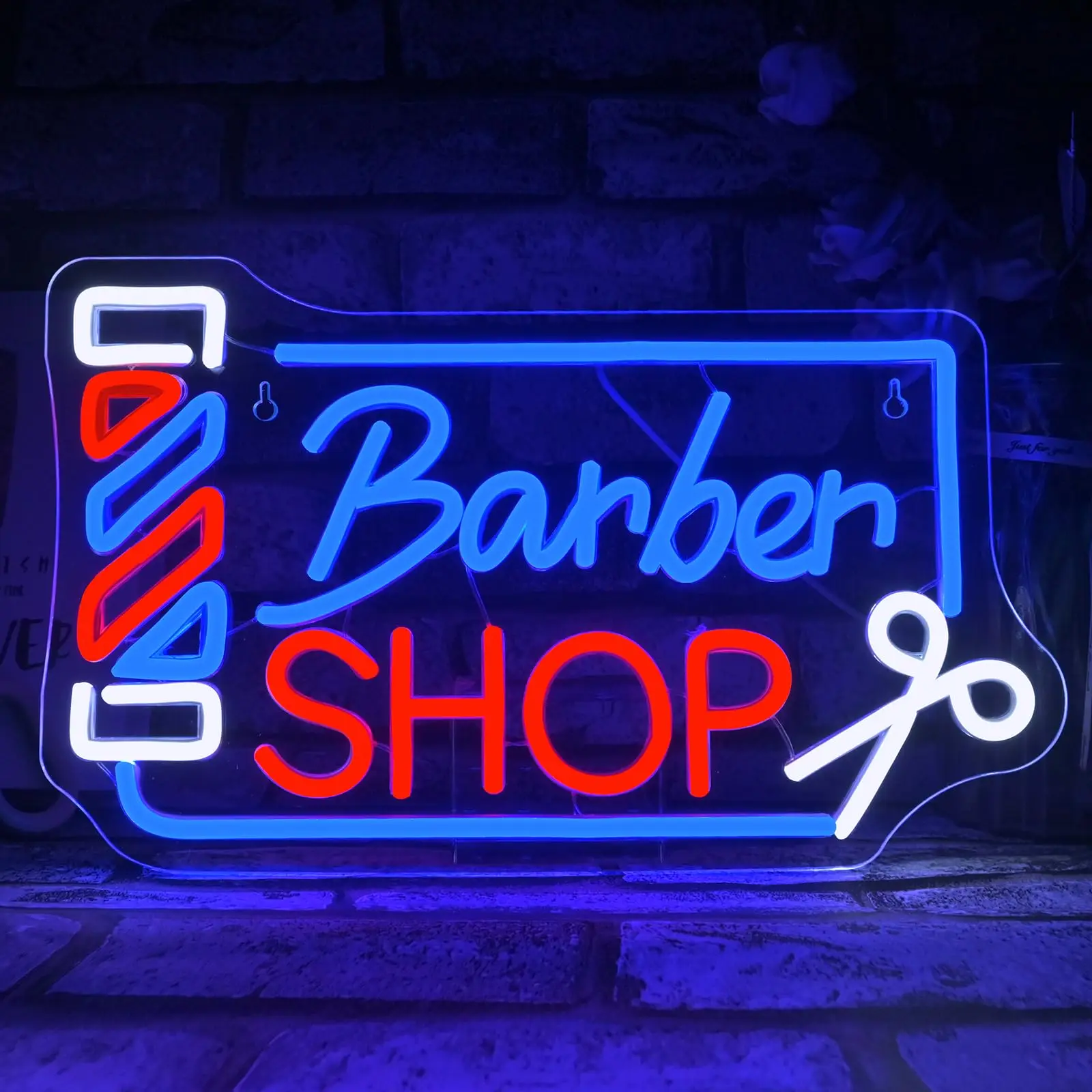 Barber Shop Neon Barber Pole Led Signs for Wall Decor Salon Station Light Sign for Pole Hair Salon Business Store Supplies
Barber Shop Neon Barber Pole Led Signs for Wall Decor Salon Station Light Sign for Pole Hair Salon Business Store Supplies
