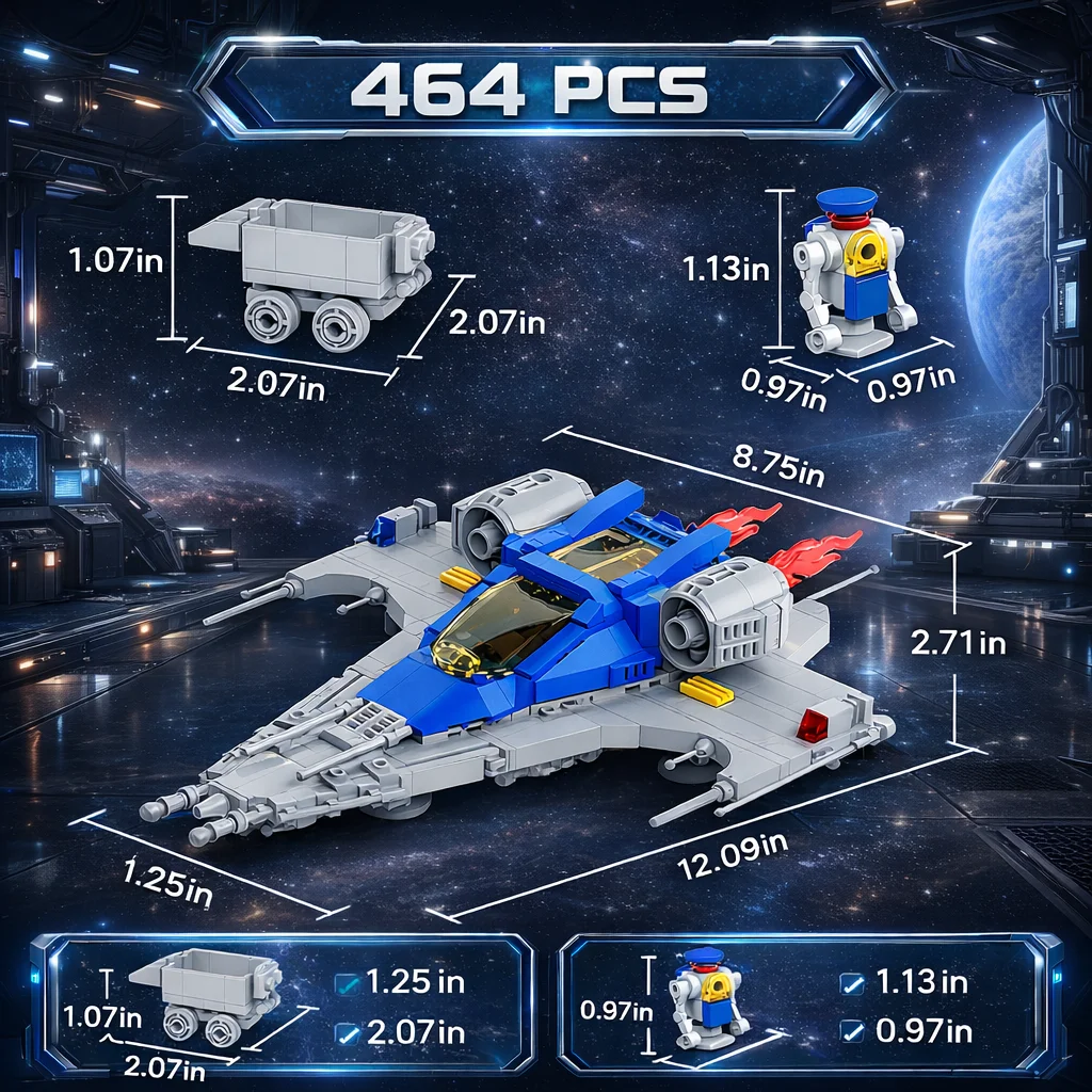 MOC Deep Space Explorer Building Blocks Small Particle Starship Model DIY Assembly Bricks Sci‑Fi Spaceship Display Set
MOC Deep Space Explorer Building Blocks Small Particle Starship Model DIY Assembly Bricks Sci‑Fi Spaceship Display Set