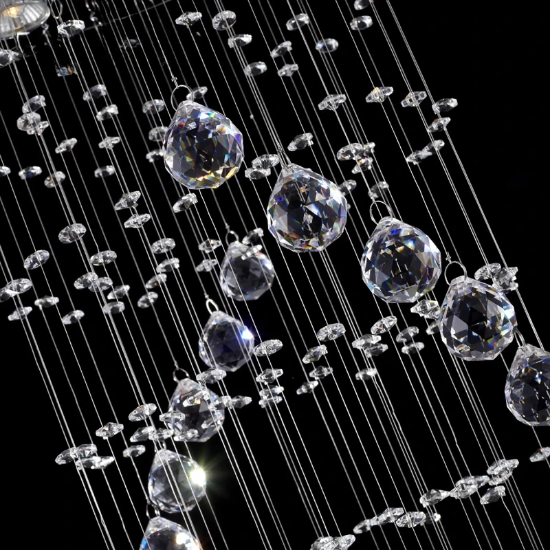 Modern LED Crystal Chandelier Light Fixture Luxury Staircase Lighting for Hotel Villa Bedroom Vanity Hanging Lamp
Modern LED Crystal Chandelier Light Fixture Luxury Staircase Lighting for Hotel Villa Bedroom Vanity Hanging Lamp