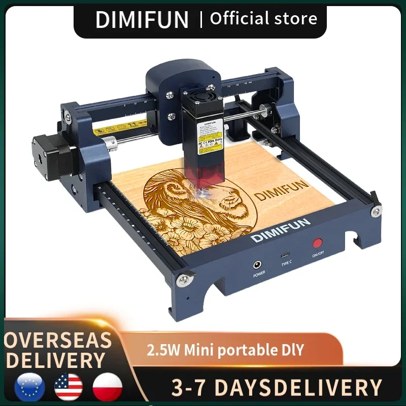 Precision Laser Engraving and Cutting Machine - Ideal for Engraving Acrylic and Woodworker Planks 2.5W laser engraving machine
Precision Laser Engraving and Cutting Machine - Ideal for Engraving Acrylic and Woodworker Planks 2.5W laser engraving machine
