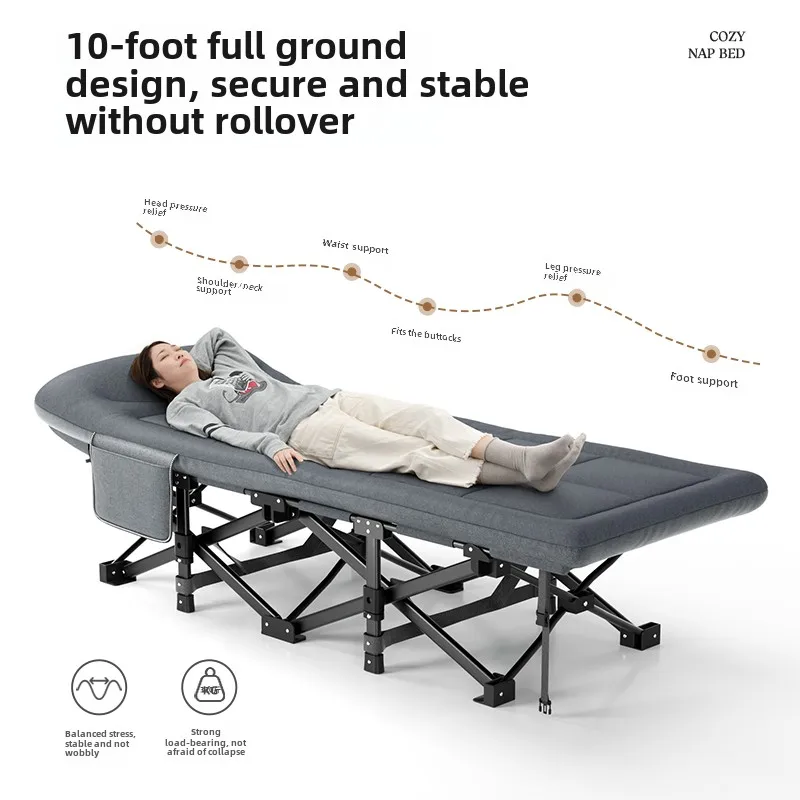 Patio Furniture Office Nap Camping Bed Camp Bed Ollapsible Outdoor Single Beds Cot Lightweight Tourist Hiking Portabl
Patio Furniture Office Nap Camping Bed Camp Bed Ollapsible Outdoor Single Beds Cot Lightweight Tourist Hiking Portabl