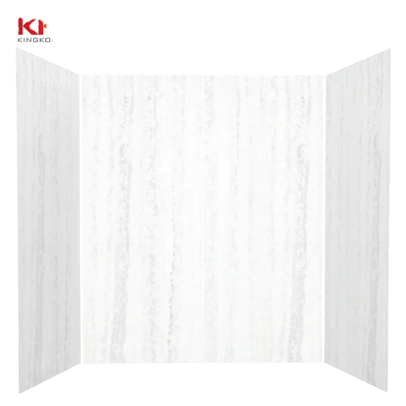 KKR Factory Custom Hotel Villa Apartment Bathroom Ware Accessory Walls Stone Shower Surround Grey White Marble Shower Wall Panel
KKR Factory Custom Hotel Villa Apartment Bathroom Ware Accessory Walls Stone Shower Surround Grey White Marble Shower Wall Panel