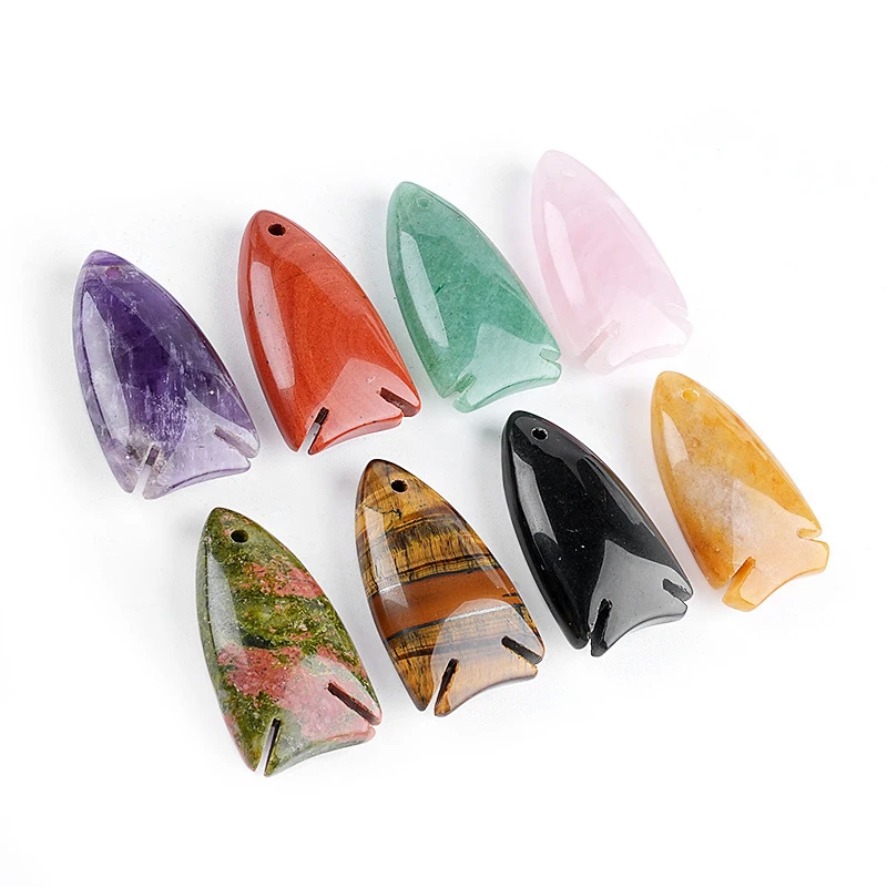 1pc 22x40mm Carved Healing Crystals Fish Figurine Natural Stone Animal Statue Amethyst Pendant Home Decor DIY Hanging Ornament
1pc 22x40mm Carved Healing Crystals Fish Figurine Natural Stone Animal Statue Amethyst Pendant Home Decor DIY Hanging Ornament