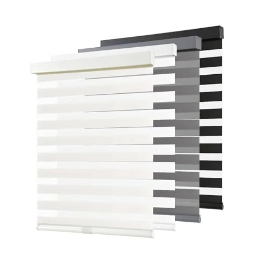 Cordless Zebra Blinds for Windows Pull Down Roller Window Shades Dual Layer Light Filtering Privacy for Day and Night, Free-Sto
Cordless Zebra Blinds for Windows Pull Down Roller Window Shades Dual Layer Light Filtering Privacy for Day and Night, Free-Sto