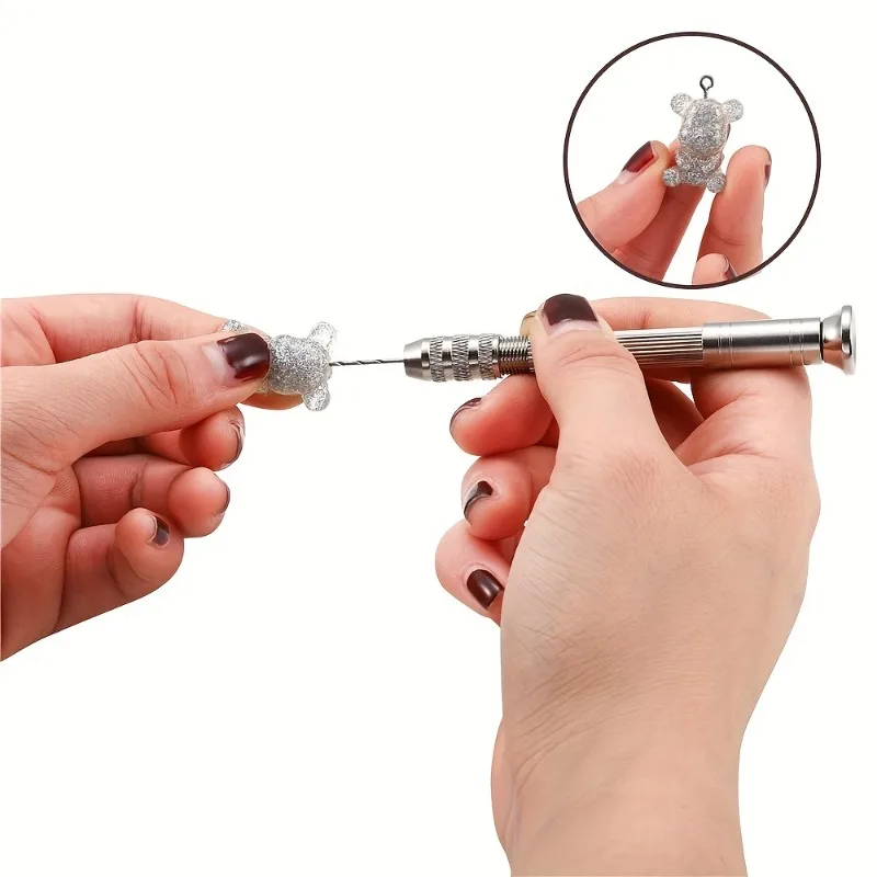 Metal Hand Drill Tool Kit with UV Resin Mold & 0.8-3.0mm Bits, DIY Jewelry Making Handcraft Set for Epoxy Casting - Wholesale
Metal Hand Drill Tool Kit with UV Resin Mold & 0.8-3.0mm Bits, DIY Jewelry Making Handcraft Set for Epoxy Casting - Wholesale