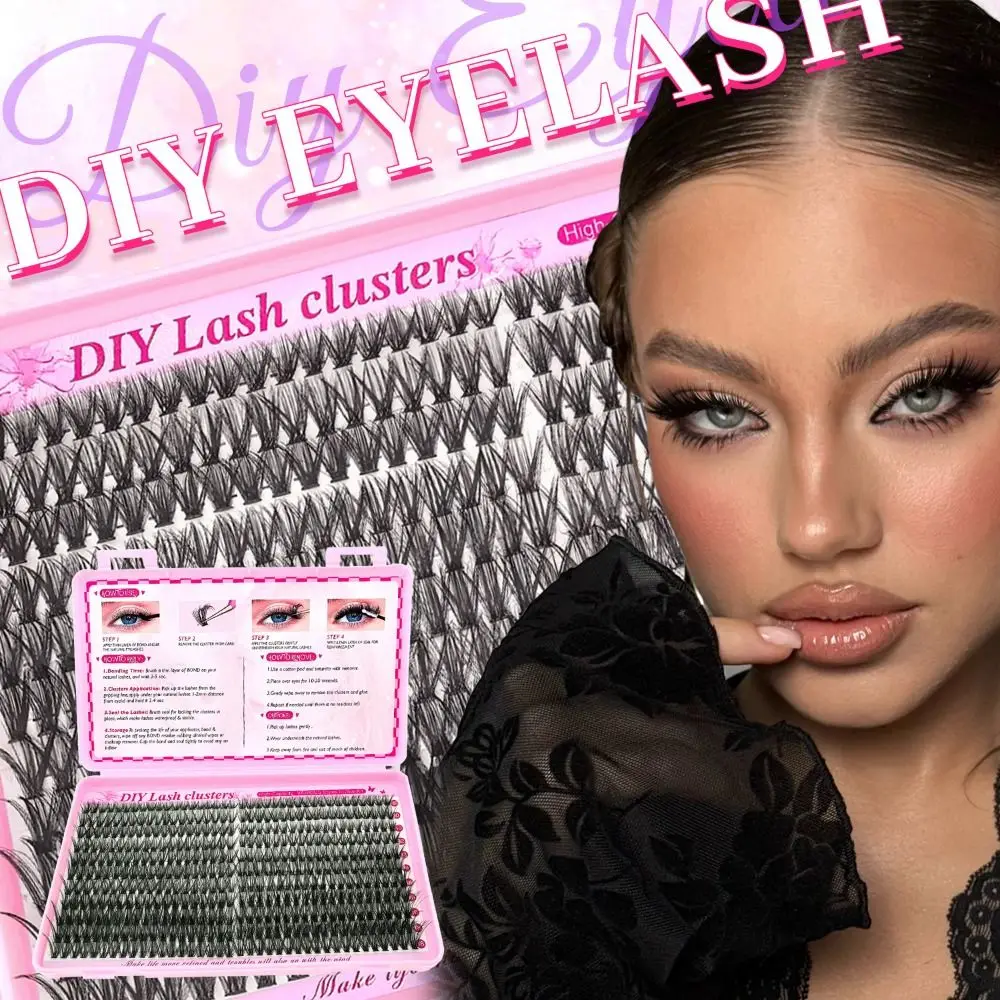 Natural Look False Eyelashes Bond and Seal Cluster Design DIY Lash Extension Kit Wispy Style Eye Makeup Tools Eye Lash Extension
Natural Look False Eyelashes Bond and Seal Cluster Design DIY Lash Extension Kit Wispy Style Eye Makeup Tools Eye Lash Extension