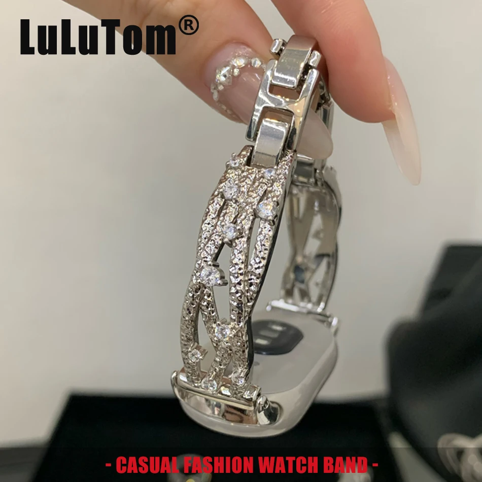 Luxury Vine Diamond Sparkling Bracelet Watch Band For Xiaomi Mi Band 10 9 8 Copper Strap For Miband 8Pro 9 Pro Replace Wristband
Luxury Vine Diamond Sparkling Bracelet Watch Band For Xiaomi Mi Band 10 9 8 Copper Strap For Miband 8Pro 9 Pro Replace Wristband