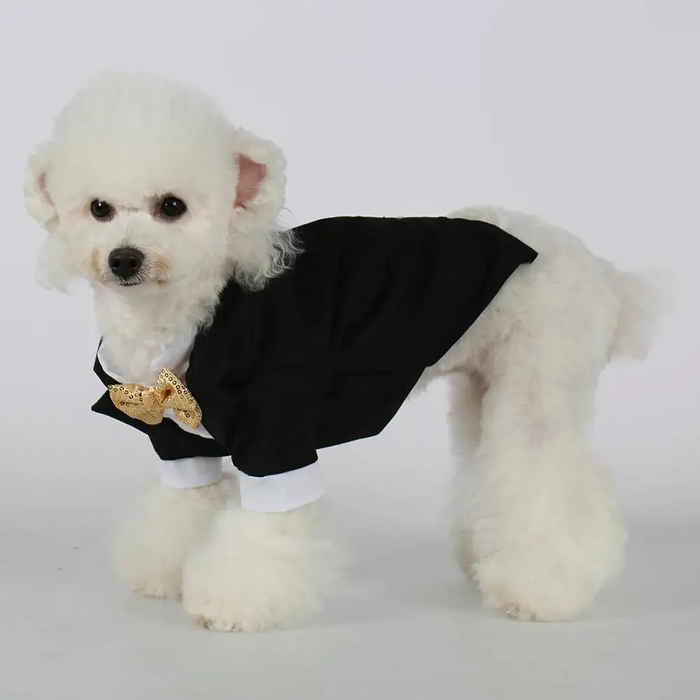 YOUZI Dog Tuxedo Formal Dog Clothes Shirt Costume Dog Outfit For Small Size Dogs French Bulldog Puppy Christmas Clothing
YOUZI Dog Tuxedo Formal Dog Clothes Shirt Costume Dog Outfit For Small Size Dogs French Bulldog Puppy Christmas Clothing