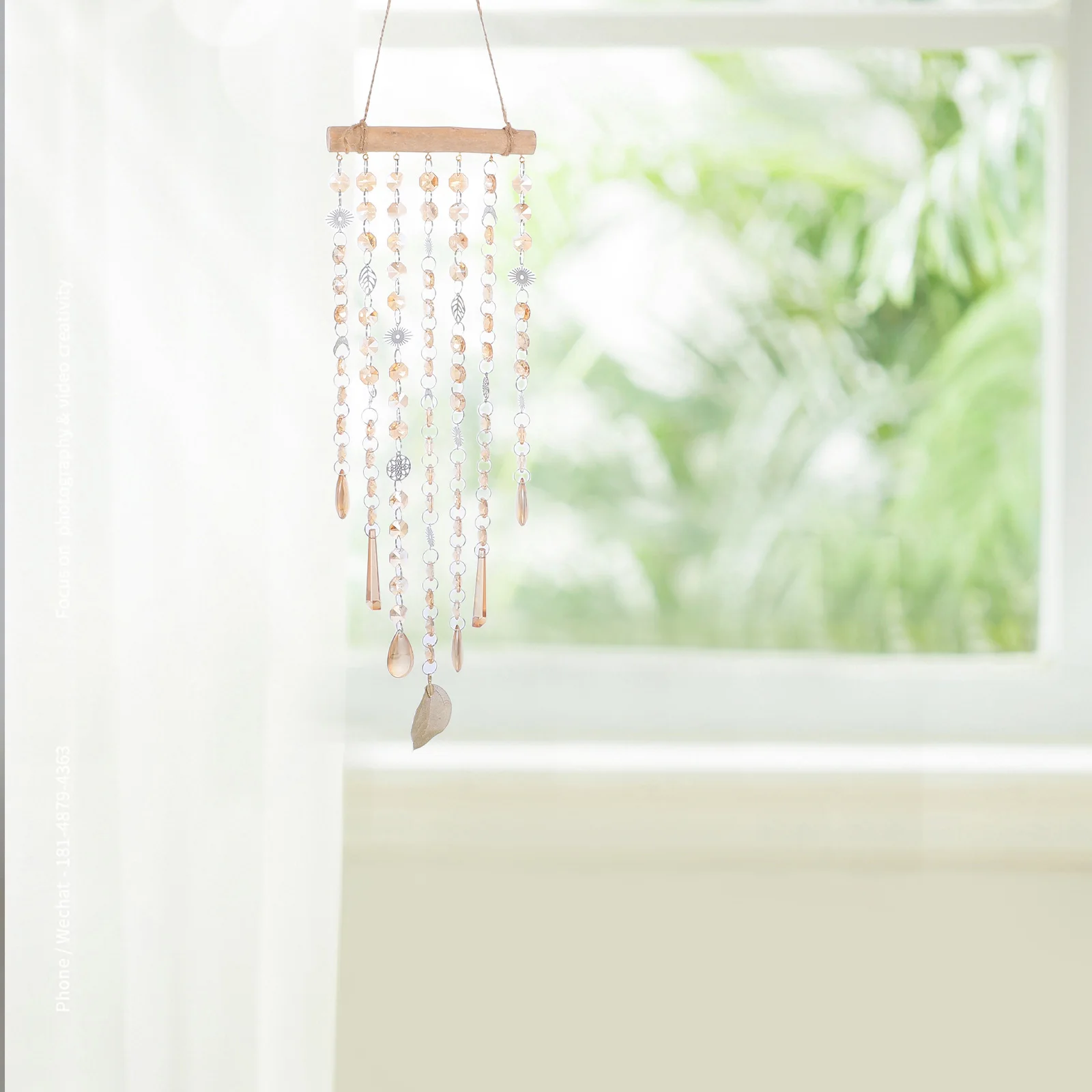 Crystal Wind Chime Sun Catchers Outdoor Crystals Hanging Wood Decor Pendant Decoration
Crystal Wind Chime Sun Catchers Outdoor Crystals Hanging Wood Decor Pendant Decoration