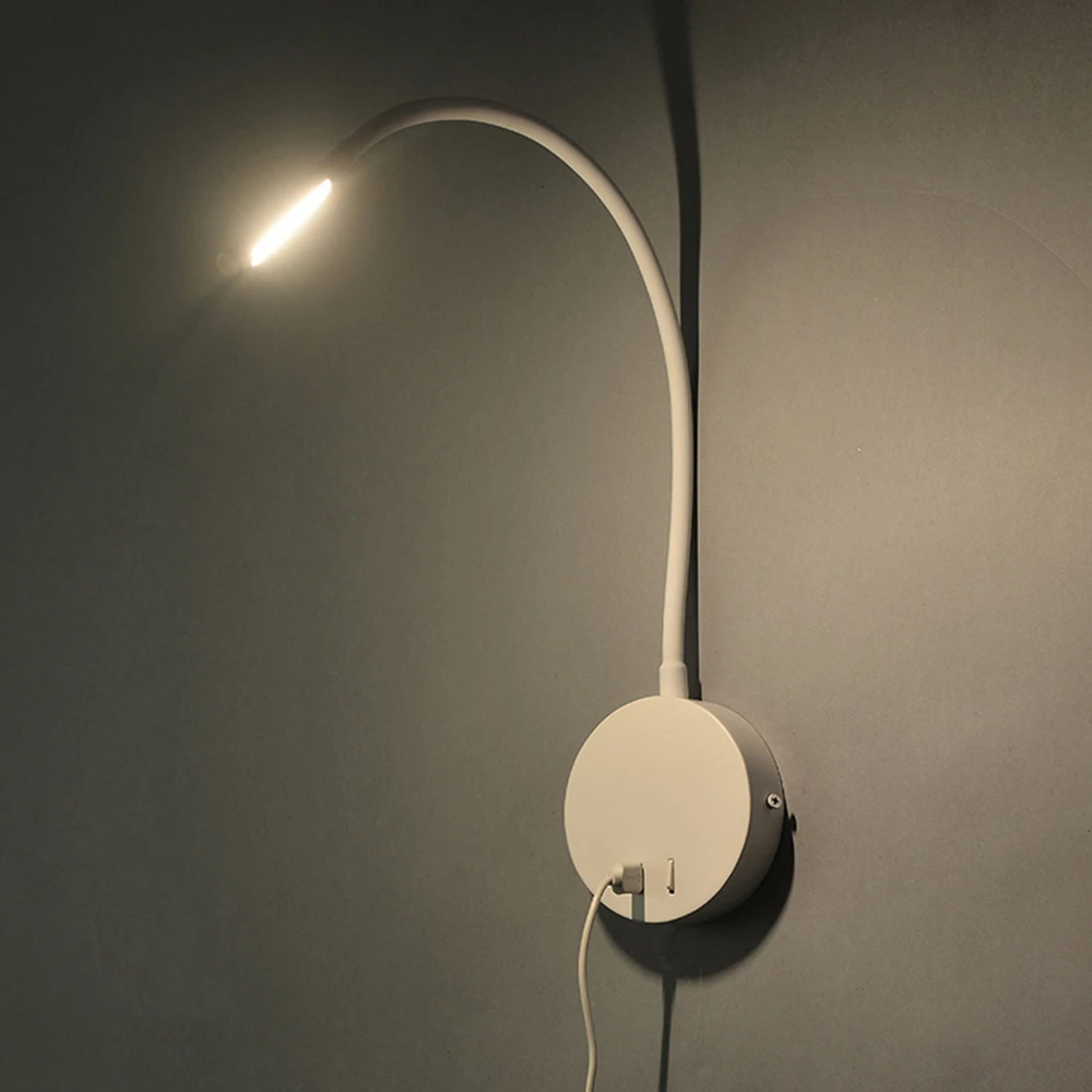Soft LED Wall Lamp 5V 2.1A USB Charging Port Flexible Tube Reading Book Light Modern Room Headboard Nightlight LED Wall Sconce
Soft LED Wall Lamp 5V 2.1A USB Charging Port Flexible Tube Reading Book Light Modern Room Headboard Nightlight LED Wall Sconce