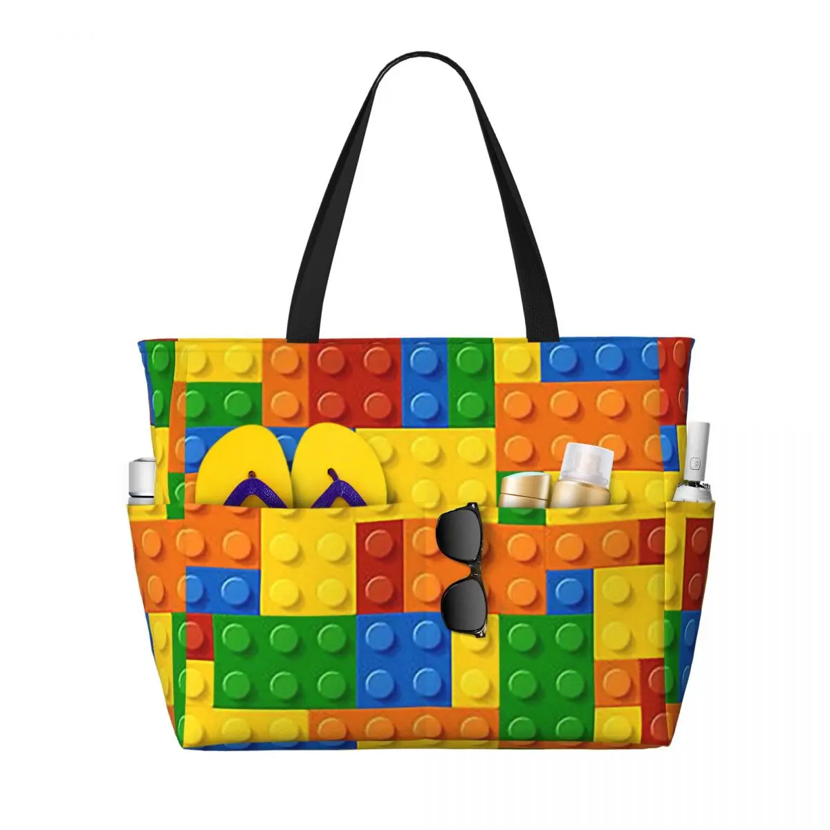 Building Blocks Construction Brick Beach Tote Bag Sport Gym Yoga Duffle Large Tote Bag Women Travel Bag Fitness bag
Building Blocks Construction Brick Beach Tote Bag Sport Gym Yoga Duffle Large Tote Bag Women Travel Bag Fitness bag