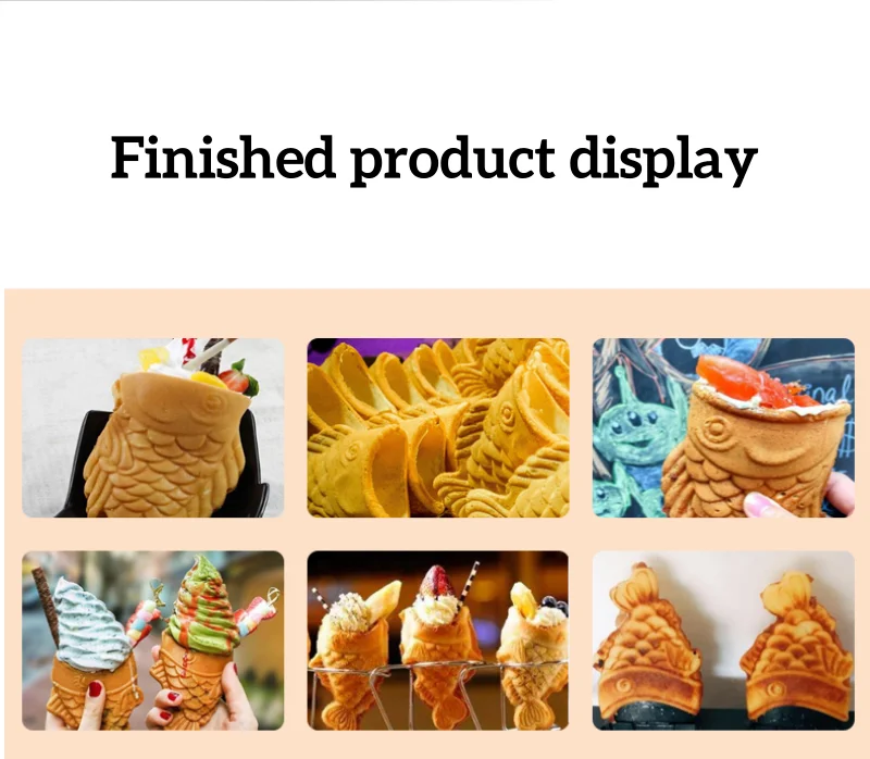 Commercial Filling Ice Cream Open Mouth Fish Waffle Machine 110V 220V Korean Fish Bread Making Maker
Commercial Filling Ice Cream Open Mouth Fish Waffle Machine 110V 220V Korean Fish Bread Making Maker