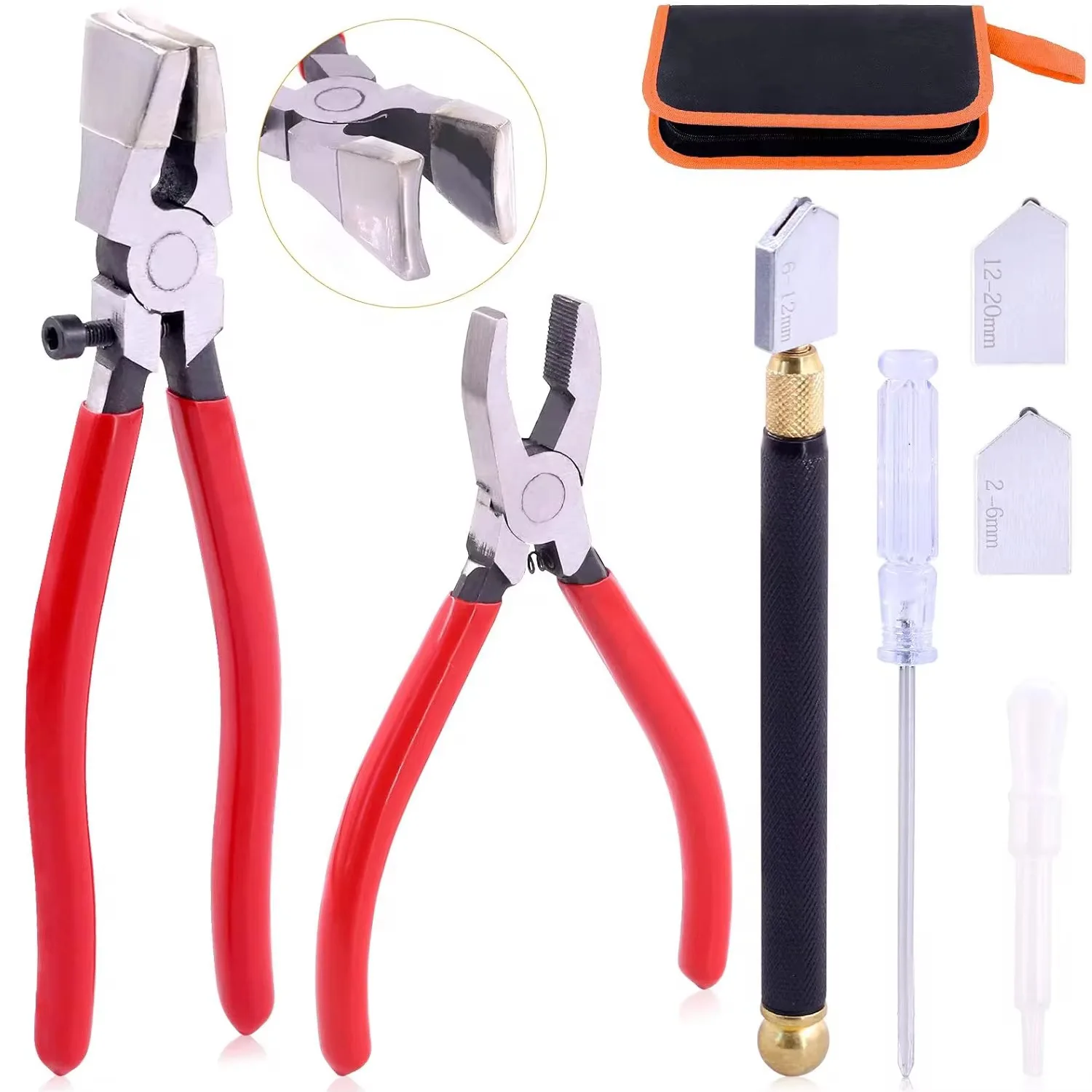 Multi purpose All In 1 Electrical Glass Pliers Keychain Mosaic Tile Cutting Pliers Stained Glass Hand Cutting Tool
Multi purpose All In 1 Electrical Glass Pliers Keychain Mosaic Tile Cutting Pliers Stained Glass Hand Cutting Tool