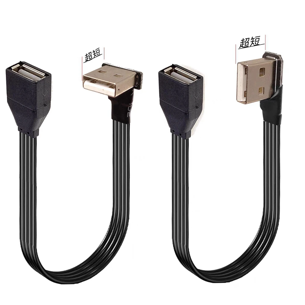 0.1M 0.2M 0.3M 90 degree short USB extension cable, right angle USB cable, flat USB adapter, 4-core 26AWG extension cable
0.1M 0.2M 0.3M 90 degree short USB extension cable, right angle USB cable, flat USB adapter, 4-core 26AWG extension cable