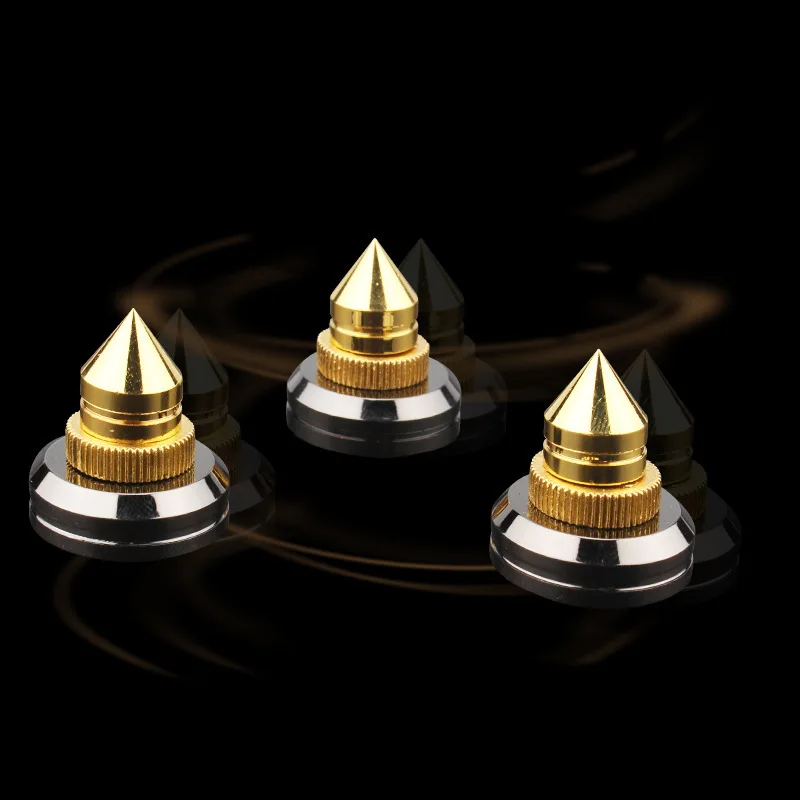 Furniture Audio Video Feet Spikes Speaker Vibration Isolation Stand Pad For Amplifier CD Player Leveling Foot Pads
Furniture Audio Video Feet Spikes Speaker Vibration Isolation Stand Pad For Amplifier CD Player Leveling Foot Pads