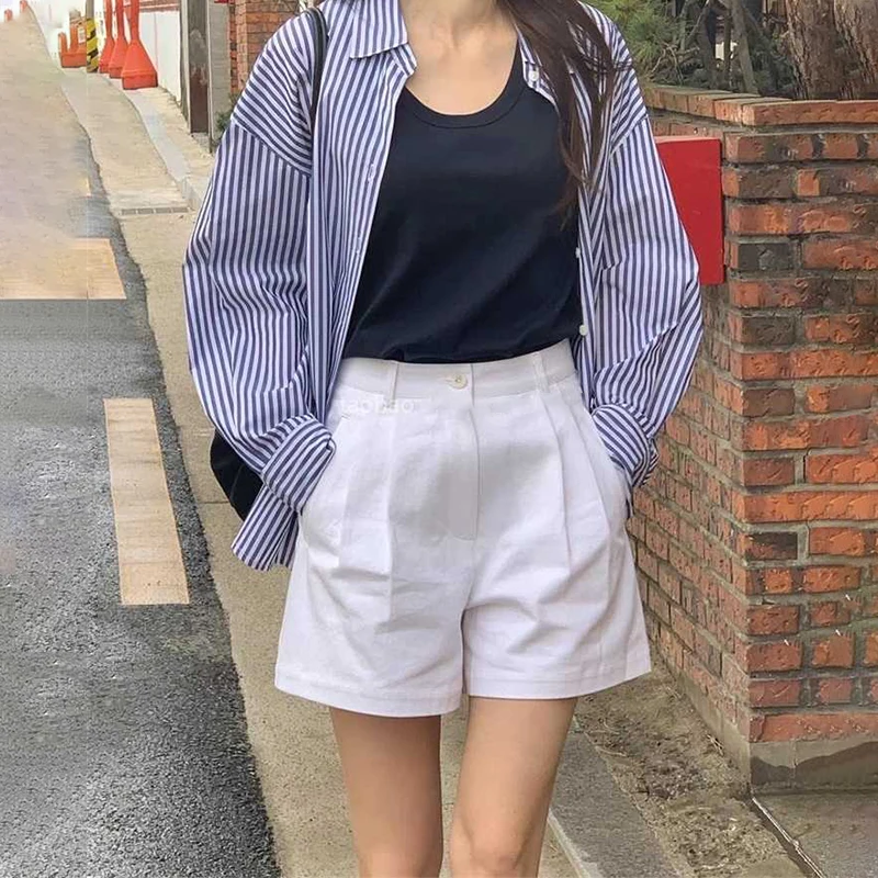 White High Waist Casual Pants Women's Summer Versatile Loose Wide Leg Medium Length Trousers Fashionable Straight Cut Pants
White High Waist Casual Pants Women's Summer Versatile Loose Wide Leg Medium Length Trousers Fashionable Straight Cut Pants