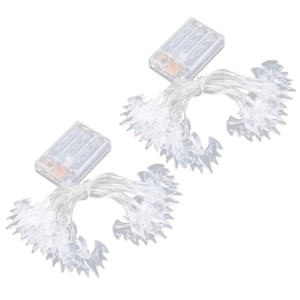 2PCS Bat LED String Lights for Halloween Party Garden Pathway Decor String Lights Low Power Consumption Warm White
2PCS Bat LED String Lights for Halloween Party Garden Pathway Decor String Lights Low Power Consumption Warm White