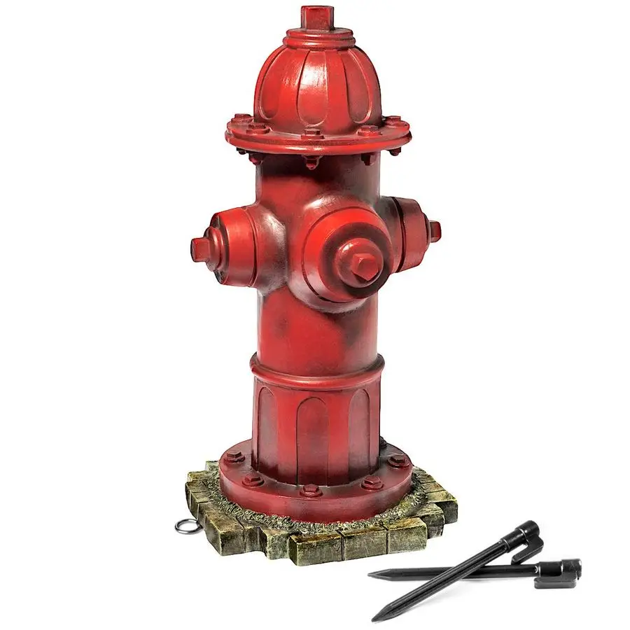 Dog Fire Hydrant Garden Statue with 2 Stakes, 14 Inches Small
Dog Fire Hydrant Garden Statue with 2 Stakes, 14 Inches Small