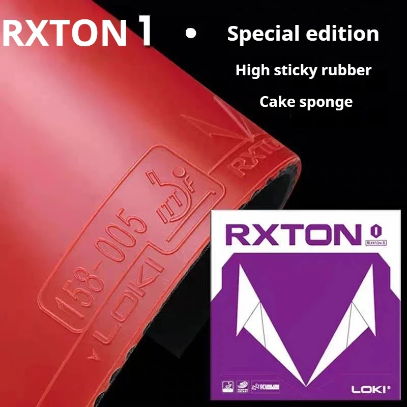 LOKI RXTON 1 Table Tennis Rubber Sheet Sticky Pips-in Ping Pong Rubber with Inner Energy Cake Sponge No Glue Need ITTF Approved
LOKI RXTON 1 Table Tennis Rubber Sheet Sticky Pips-in Ping Pong Rubber with Inner Energy Cake Sponge No Glue Need ITTF Approved