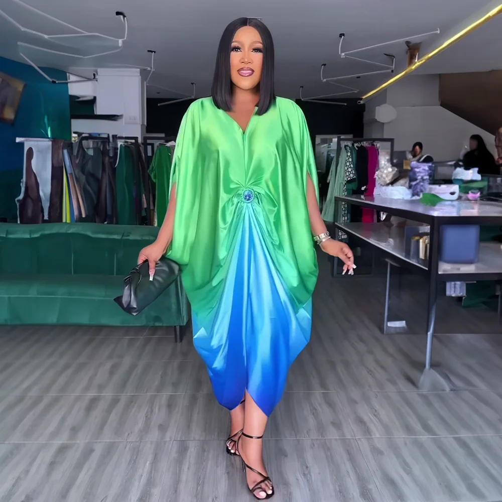 New Design African Dresses Satin Fabric Elegant and Pretty Women's Dresses Medium-Length Bubu Dress African Bead Long Dresses
New Design African Dresses Satin Fabric Elegant and Pretty Women's Dresses Medium-Length Bubu Dress African Bead Long Dresses