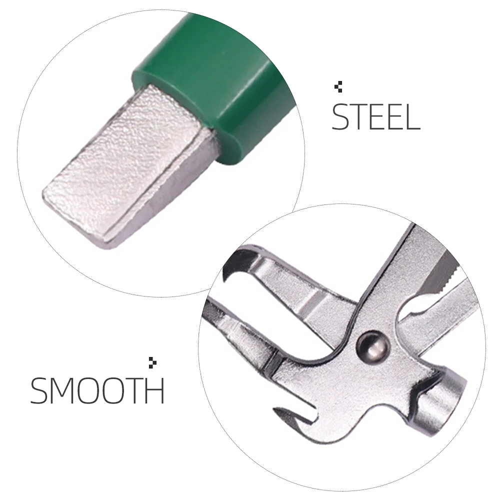Tire Balance Pliers Wheel Weight Hammer Tool Green Alloy Steel Heavy Duty Professional Use Compact Design Long Lasting
Tire Balance Pliers Wheel Weight Hammer Tool Green Alloy Steel Heavy Duty Professional Use Compact Design Long Lasting