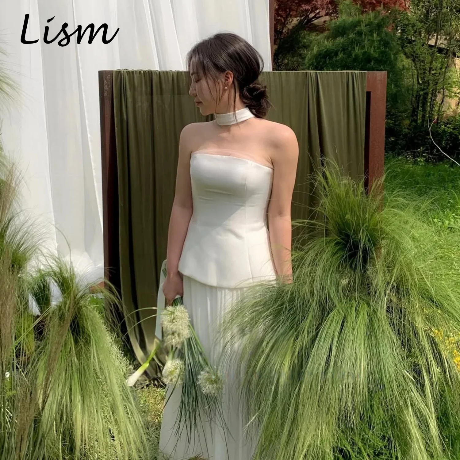 Lism Korean Wedding Dresses Photo Shoot Strapless Satin and Pleated Chiffon Bridal Wedding Evening Dresses Simple Customized
Lism Korean Wedding Dresses Photo Shoot Strapless Satin and Pleated Chiffon Bridal Wedding Evening Dresses Simple Customized