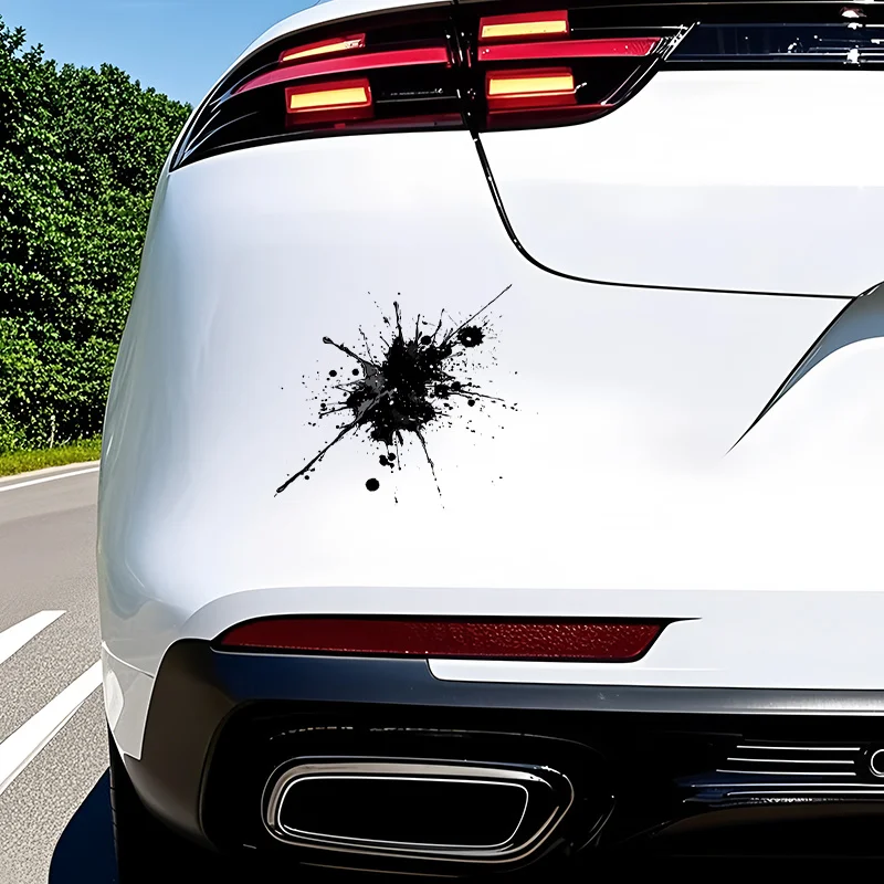 These Are Purely Patterned Stickers with A Black Ink Splash Design That Are Perfect for Sticking on The Backs of Cars
These Are Purely Patterned Stickers with A Black Ink Splash Design That Are Perfect for Sticking on The Backs of Cars