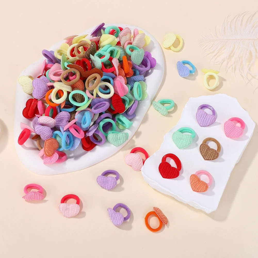 20pcs Kids Heart Elastic Hair Bands Girls Rubber Band for Children Sweets Scrunchie Hair Ties Cute Baby Hair Accessories
20pcs Kids Heart Elastic Hair Bands Girls Rubber Band for Children Sweets Scrunchie Hair Ties Cute Baby Hair Accessories