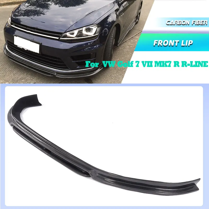 Carbon Fiber Car Front Bumper Lip Spoiler for VW Golf 7 VII MK7 R R-LINE Hatchback 2014-2017 Front Lip Chin Apron Body Kit FRP
Carbon Fiber Car Front Bumper Lip Spoiler for VW Golf 7 VII MK7 R R-LINE Hatchback 2014-2017 Front Lip Chin Apron Body Kit FRP