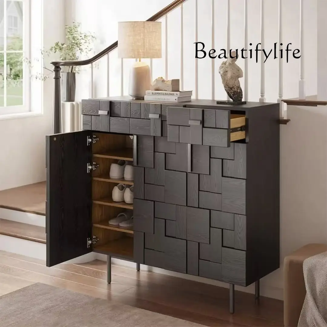 Medieval solid wood dining side cabinet, living room against the wall, locker, retro tea entrance cabinet
Medieval solid wood dining side cabinet, living room against the wall, locker, retro tea entrance cabinet