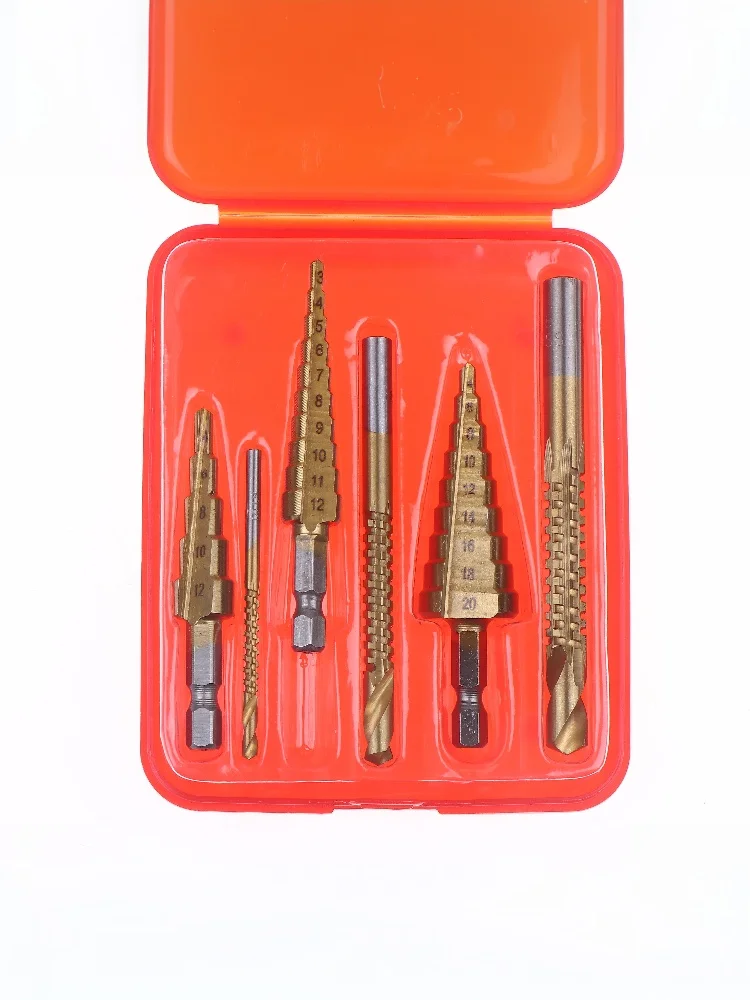 6pcs Titanium Drill Bits Set, 3-12mm For Metal Wood, Hard Steel Twist Bits, Corrosion Resistant, Precision Hole Enlarging Tools·
6pcs Titanium Drill Bits Set, 3-12mm For Metal Wood, Hard Steel Twist Bits, Corrosion Resistant, Precision Hole Enlarging Tools·