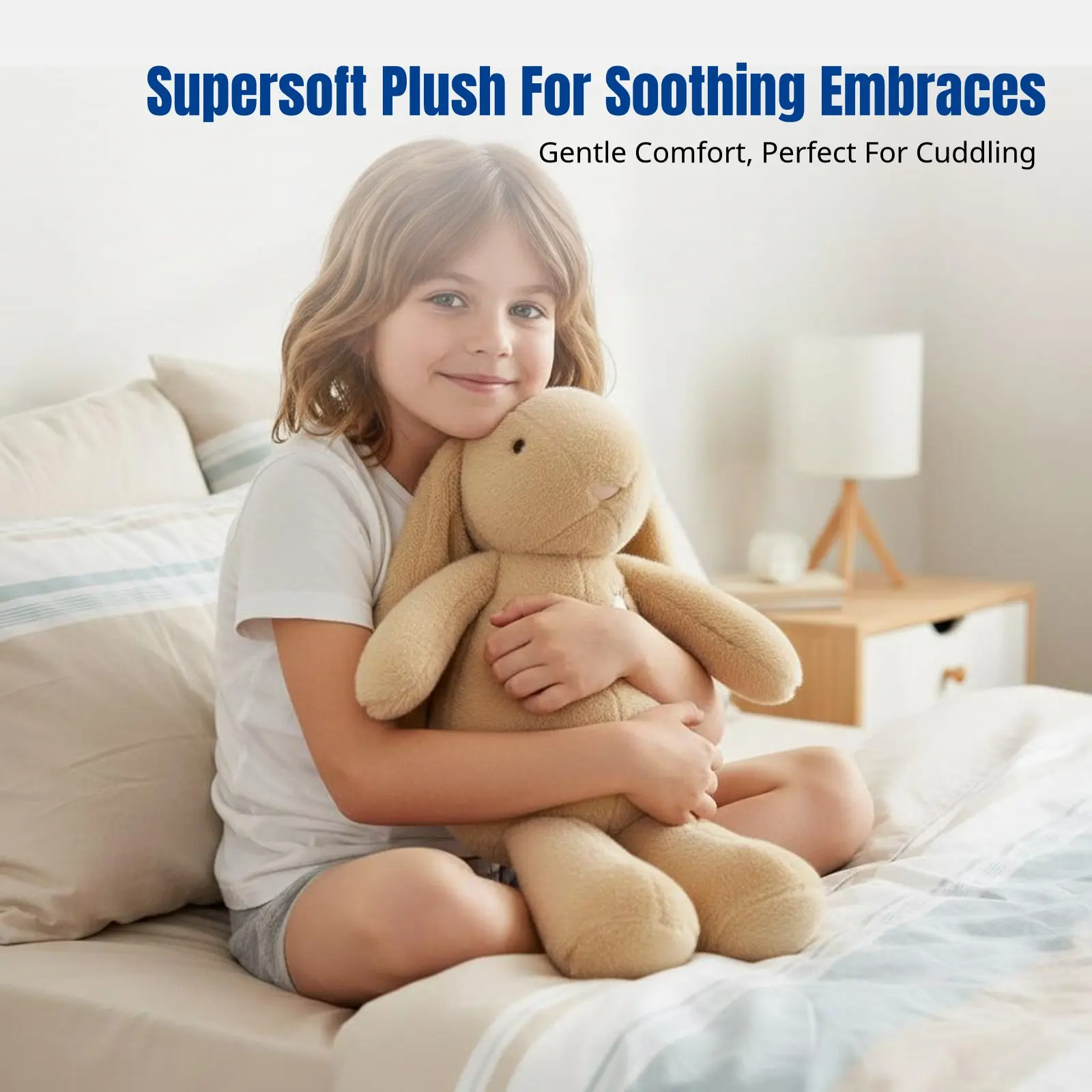 Large Long-Eared Bunny Plush Doll, Soft Stuffed Animal, Cuddle Pillow for Sleeping, Comforting Companion for All Ages
Large Long-Eared Bunny Plush Doll, Soft Stuffed Animal, Cuddle Pillow for Sleeping, Comforting Companion for All Ages