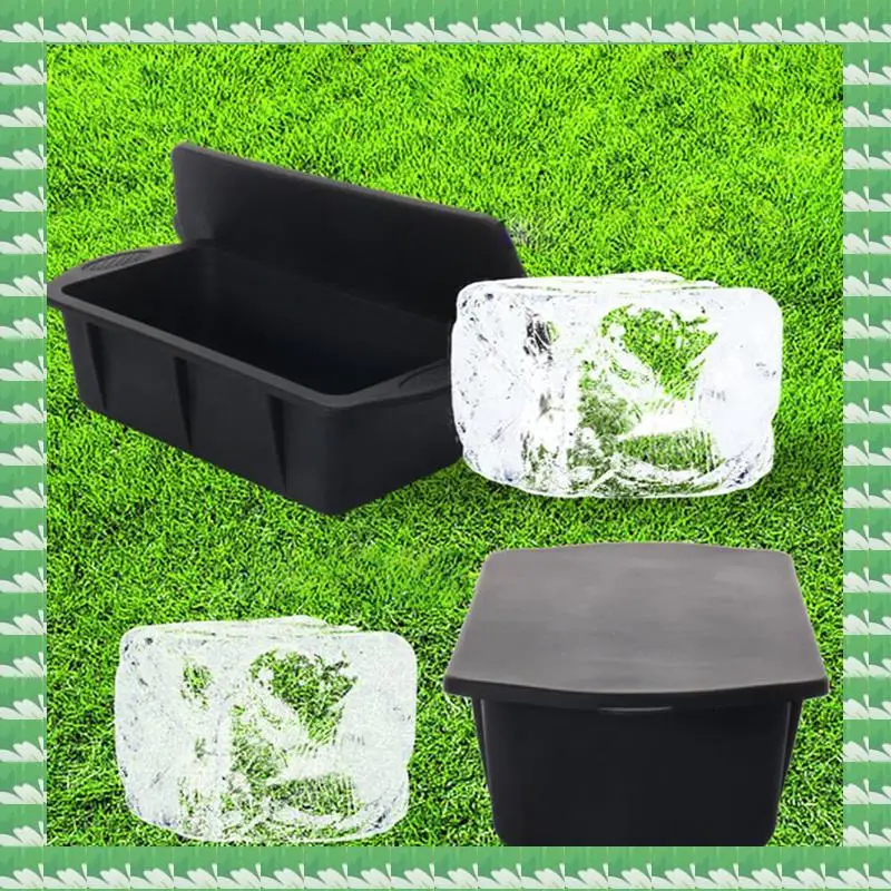 ONCE Silicone Ice Bath Ice-Cube Mold+Lid Reusable Ice-Cube Mold Can Make 4 Pounds Extra Large Ice-Cube Ice Box Mold
ONCE Silicone Ice Bath Ice-Cube Mold+Lid Reusable Ice-Cube Mold Can Make 4 Pounds Extra Large Ice-Cube Ice Box Mold