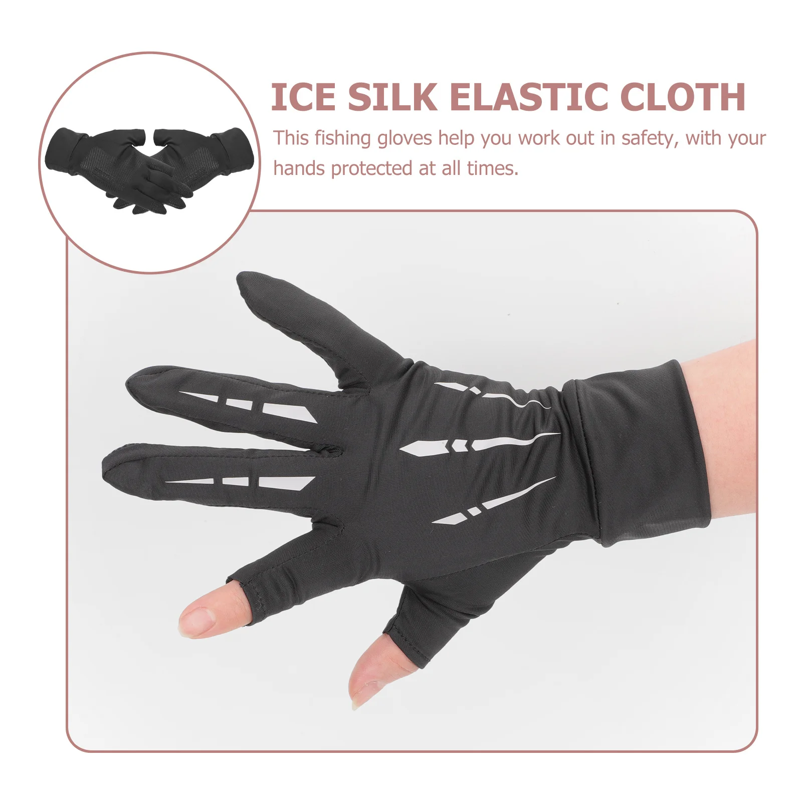 1 Pair Uv Protection Gloves Breathable Anti-Wear Palm For Outdoor Sports Cycling Fishing Hiking Non-Slip Summer Gloves
1 Pair Uv Protection Gloves Breathable Anti-Wear Palm For Outdoor Sports Cycling Fishing Hiking Non-Slip Summer Gloves