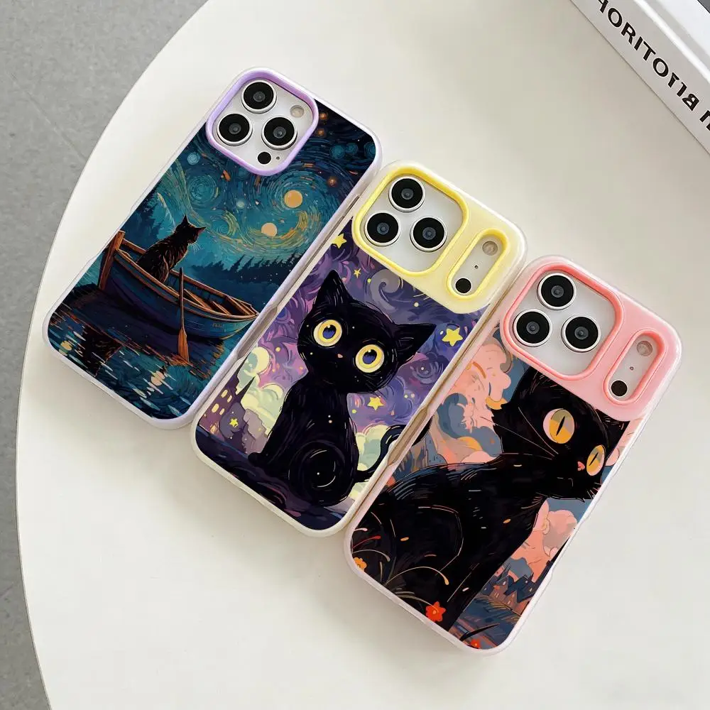 Art S-Starry Sky Black Cat Phone Case Colorful 2‑in‑1 Jelly Matte Clear Full Protection Case For iPhone 11‑17 Series
Art S-Starry Sky Black Cat Phone Case Colorful 2‑in‑1 Jelly Matte Clear Full Protection Case For iPhone 11‑17 Series