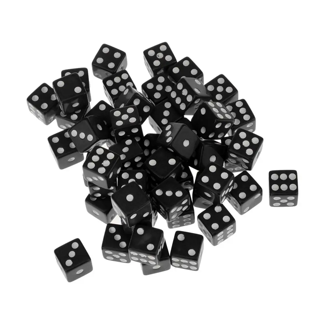 Упаковка из 50 акриловых шестигранных кубиков D6 15 мм для игрушек D&D TRPG Wargaming Props
Упаковка из 50 акриловых шестигранных кубиков D6 15 мм для игрушек D&D TRPG Wargaming Props
