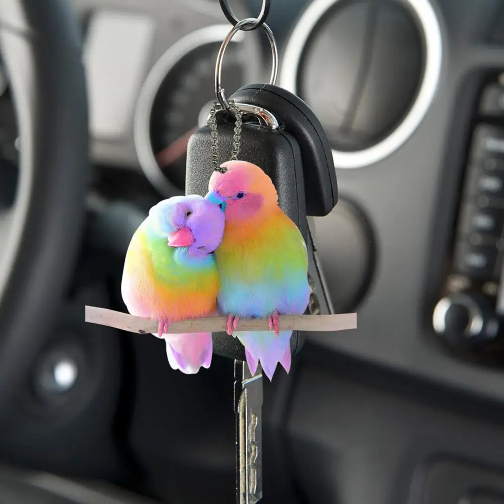 Couple Bird Pendant Keychain Pendant Colorful Lovebirds Car Hanging Pendant Easy Hanging Charm for Car Backpack Keys
Couple Bird Pendant Keychain Pendant Colorful Lovebirds Car Hanging Pendant Easy Hanging Charm for Car Backpack Keys