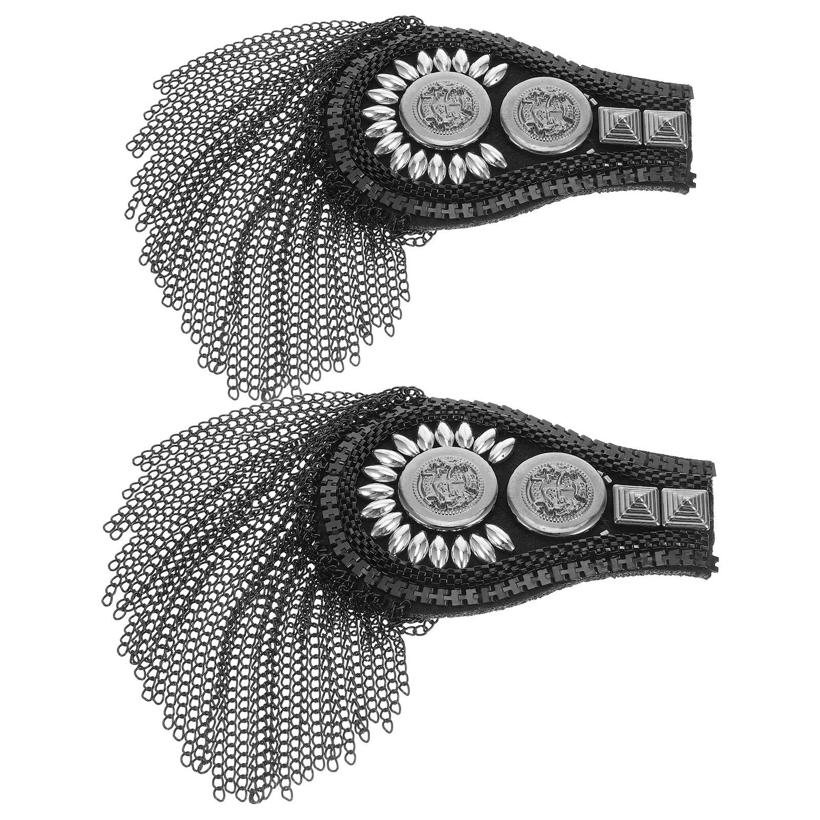 2Pcs Tassel Shoulder Epaulettes Fashion Tassel Shoulder Applique for Costumes Jackets Weddings Balls Decorative Epaulettes
2Pcs Tassel Shoulder Epaulettes Fashion Tassel Shoulder Applique for Costumes Jackets Weddings Balls Decorative Epaulettes