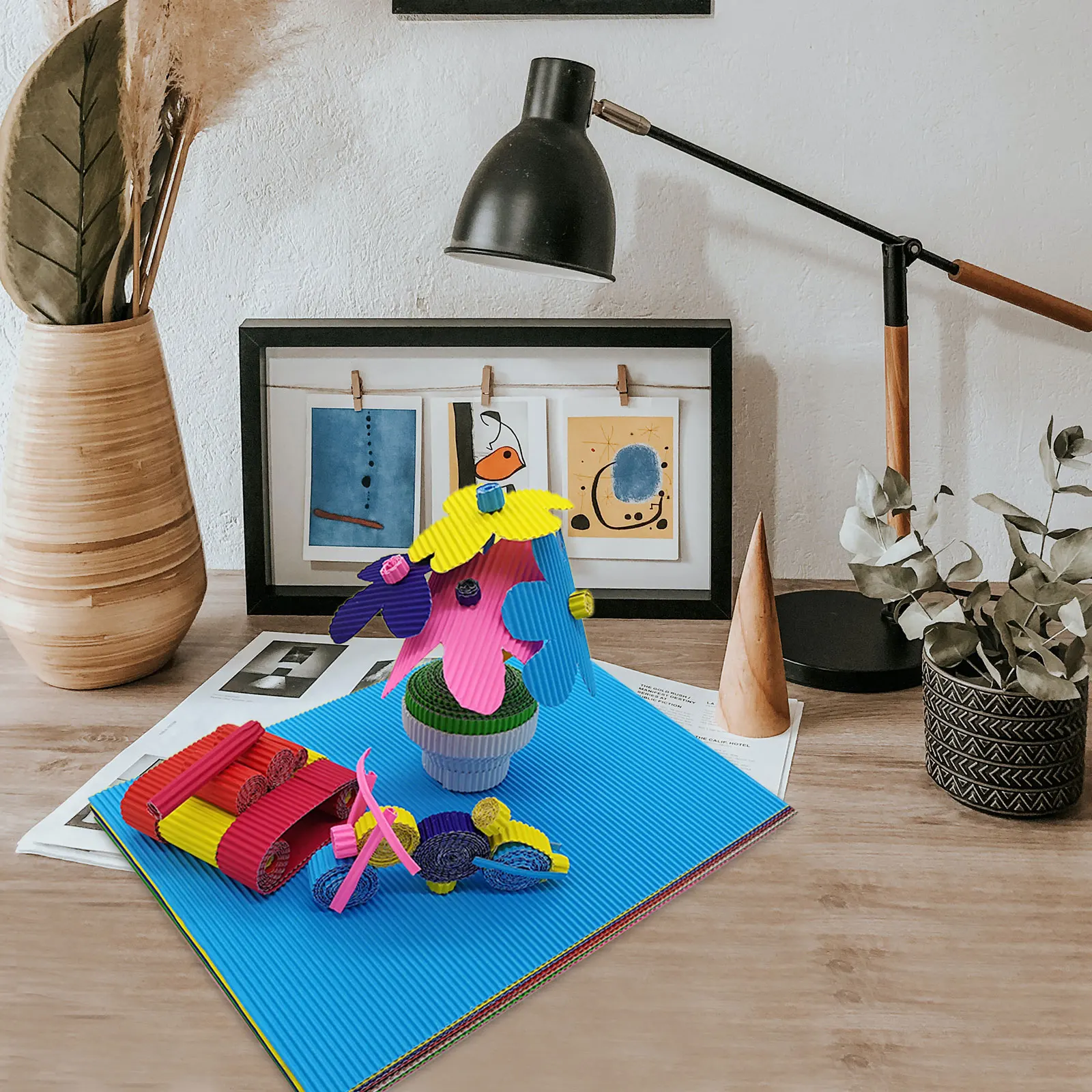 30 Sheets DIY Paper Colorful Material Corrugated Cardboard Craft Handmade Packaging Decorative Student Art Supplies
30 Sheets DIY Paper Colorful Material Corrugated Cardboard Craft Handmade Packaging Decorative Student Art Supplies