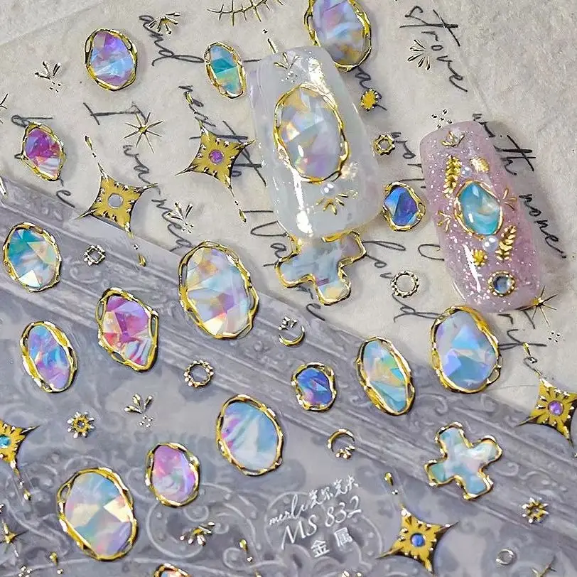 Luxury Gemstones Stars Photo Frame Irregular Clock Metal Block Planet Geometric Moon Heart Laser Noble Nail Art Stickers Decals
Luxury Gemstones Stars Photo Frame Irregular Clock Metal Block Planet Geometric Moon Heart Laser Noble Nail Art Stickers Decals