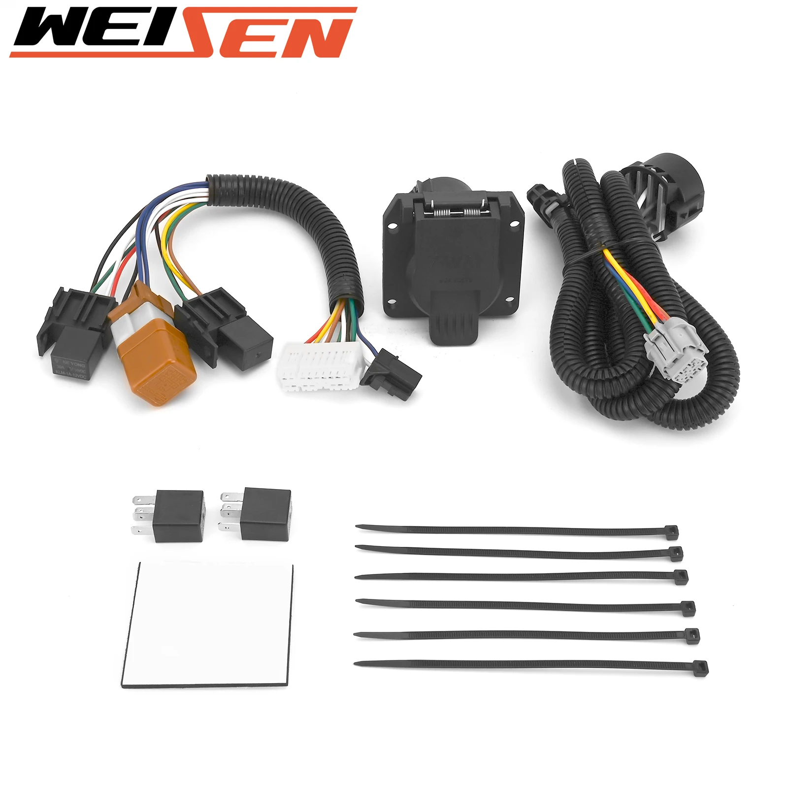 7-Way RV Blade Trailer Wiring Harness Connect Tail, Brake, Reverse, Turn Signals for 2013-2021 Nissan Pathfinder INFINITI QX60
7-Way RV Blade Trailer Wiring Harness Connect Tail, Brake, Reverse, Turn Signals for 2013-2021 Nissan Pathfinder INFINITI QX60