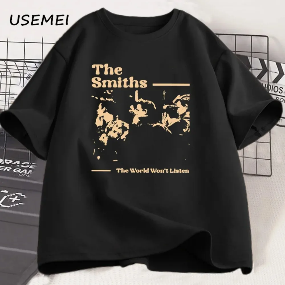 Винтажные футболки The Smiths Мужчины Женщины Хип-хоп Ретро 90-х The Smiths Музыкальная группа Футболки Подарок для фанатов Одежда Уличная одежда Топы
Винтажные футболки The Smiths Мужчины Женщины Хип-хоп Ретро 90-х The Smiths Музыкальная группа Футболки Подарок для фанатов Одежда Уличная одежда Топы