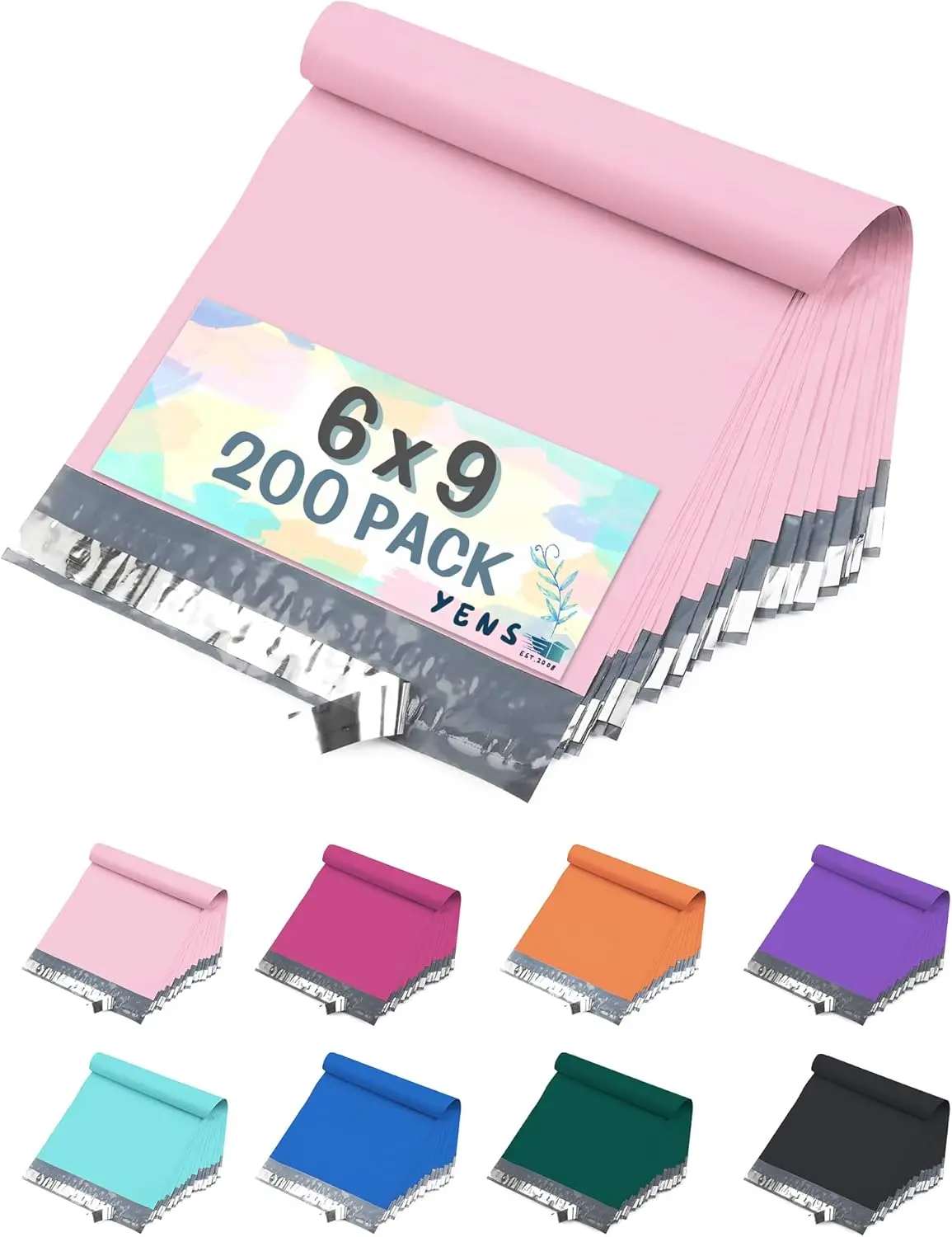 Poly Mailers 6x9 200 Pack Light Pink, Self Seal Adhesive Shipping Envelopes Waterproof
Poly Mailers 6x9 200 Pack Light Pink, Self Seal Adhesive Shipping Envelopes Waterproof
